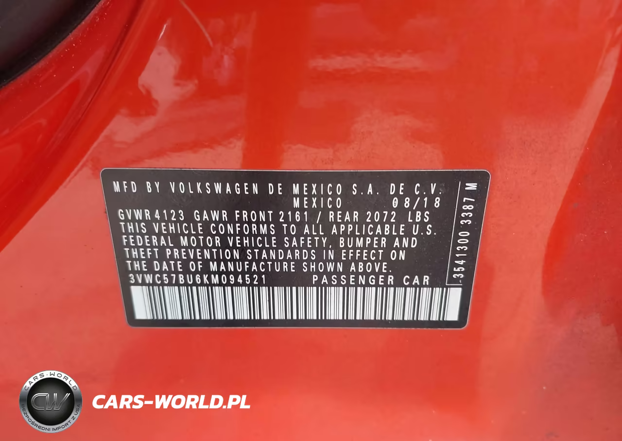 2019 Volkswagen Jetta 1.4T R-Line-1.4T S-1.4T Se VIN:3VWC57BU6KM094521 - 9