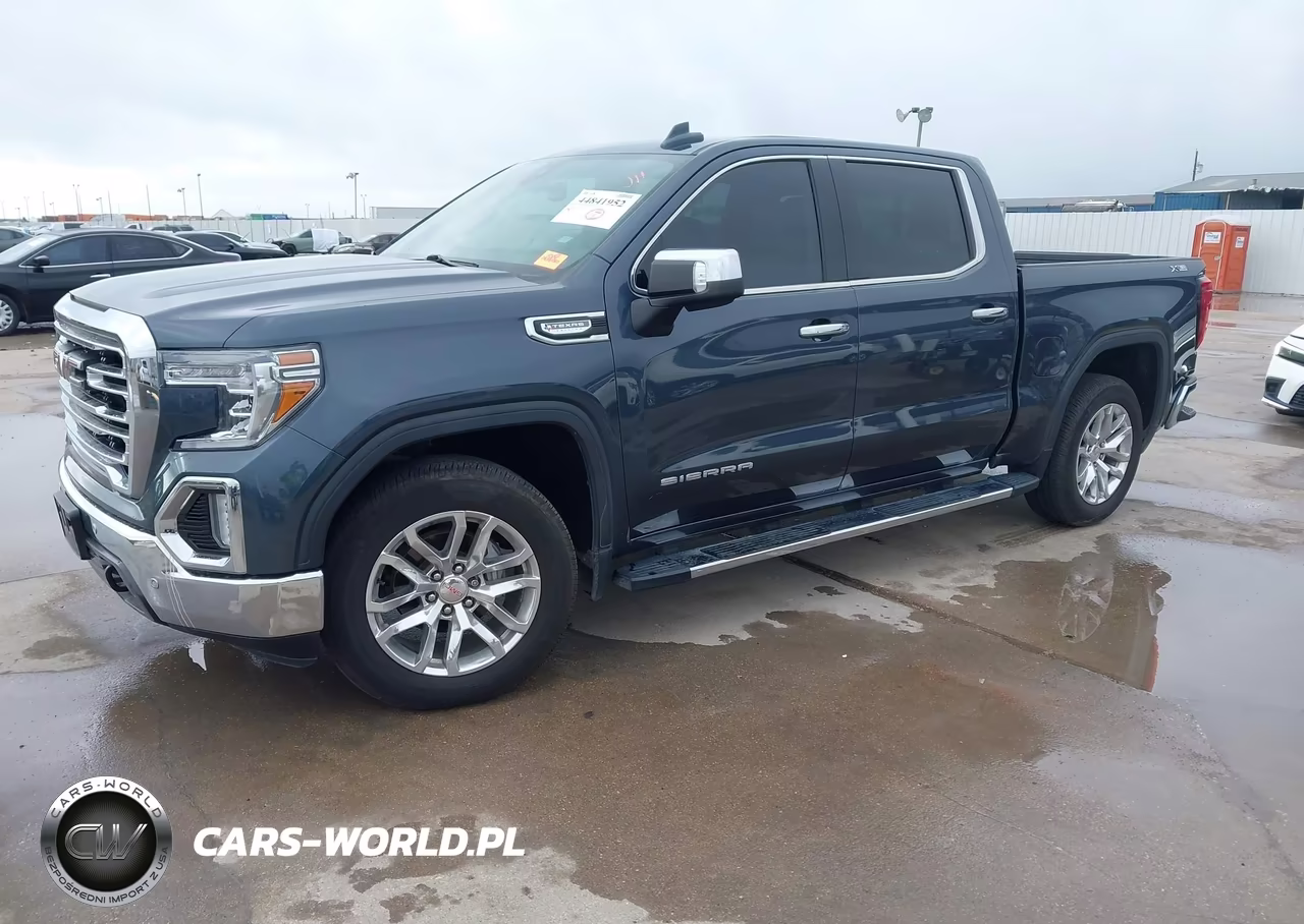 2021 GMC Sierra 1500 4Wd Short Box Slt VIN:1GTU9DED0MZ318938 - 2