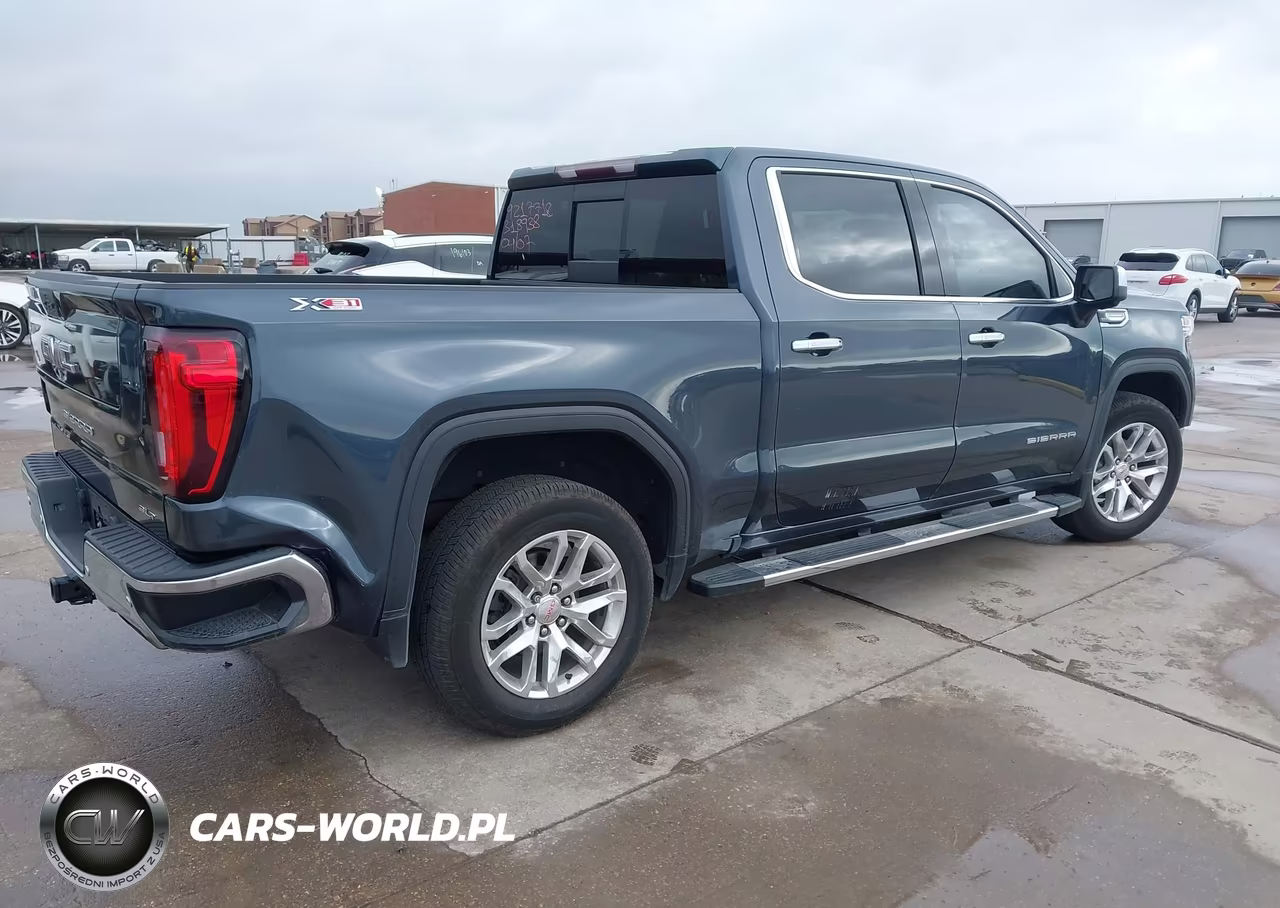 2021 GMC Sierra 1500 4Wd Short Box Slt VIN:1GTU9DED0MZ318938 - 4