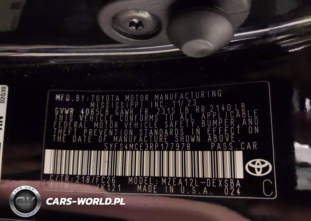 2024 Toyota Corolla Se VIN:5YFS4MCE3RP177978 - 9