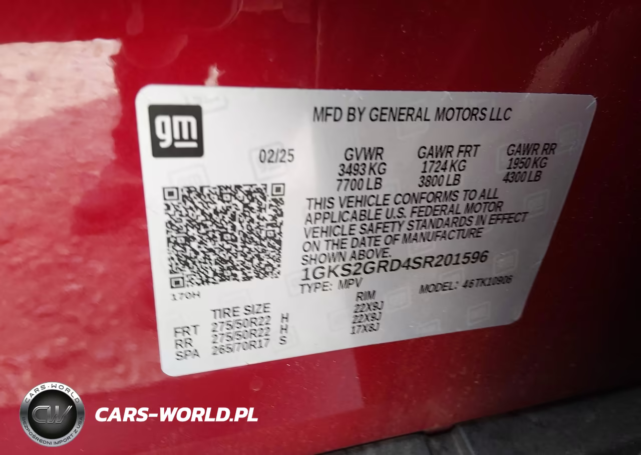 2025 GMC Yukon Xl 4Wd Elevation VIN:1GKS2GRD4SR201596 - 9