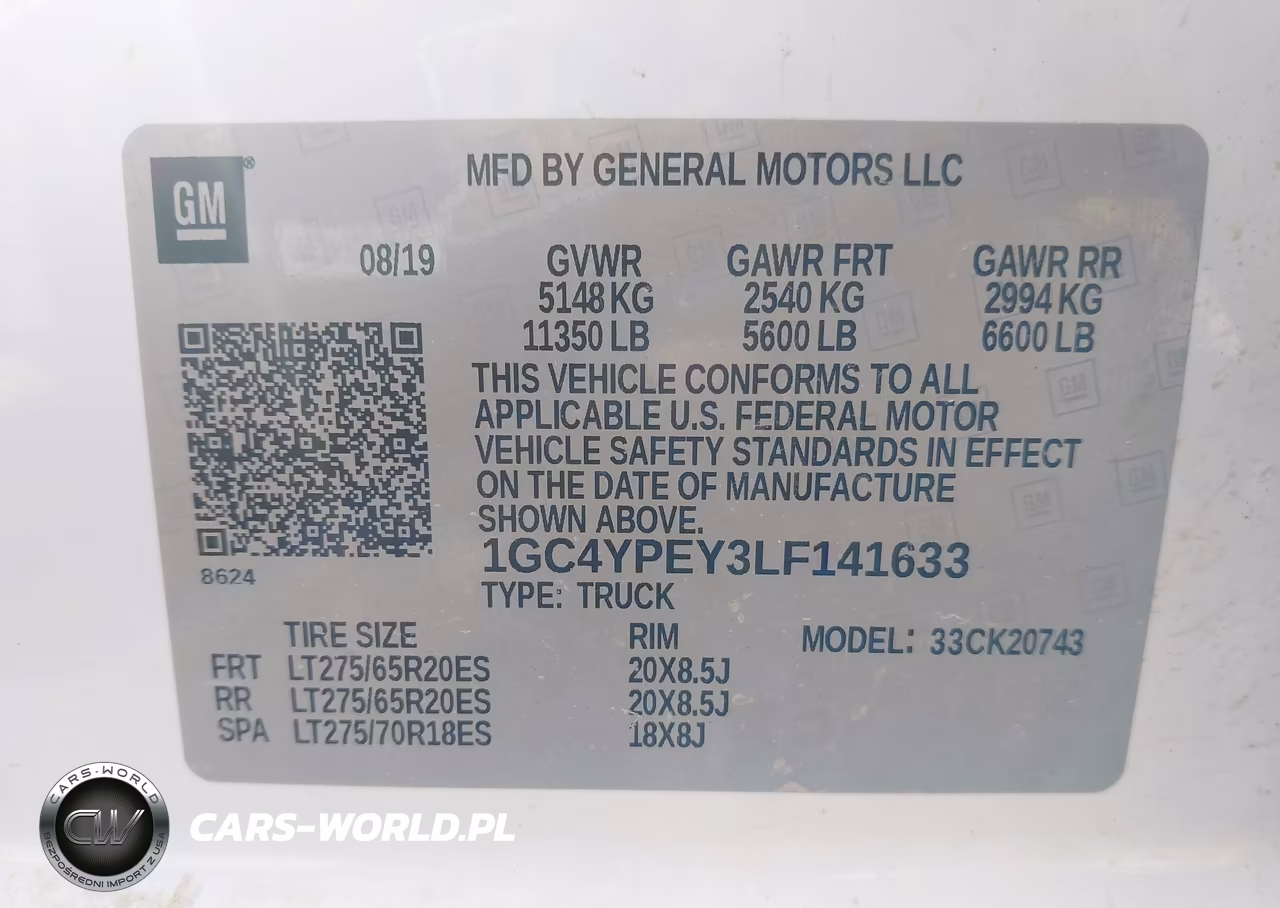 2020 Chevrolet Silverado 2500Hd 4Wd Standard Bed Ltz VIN:1GC4YPEY3LF141633 - 9