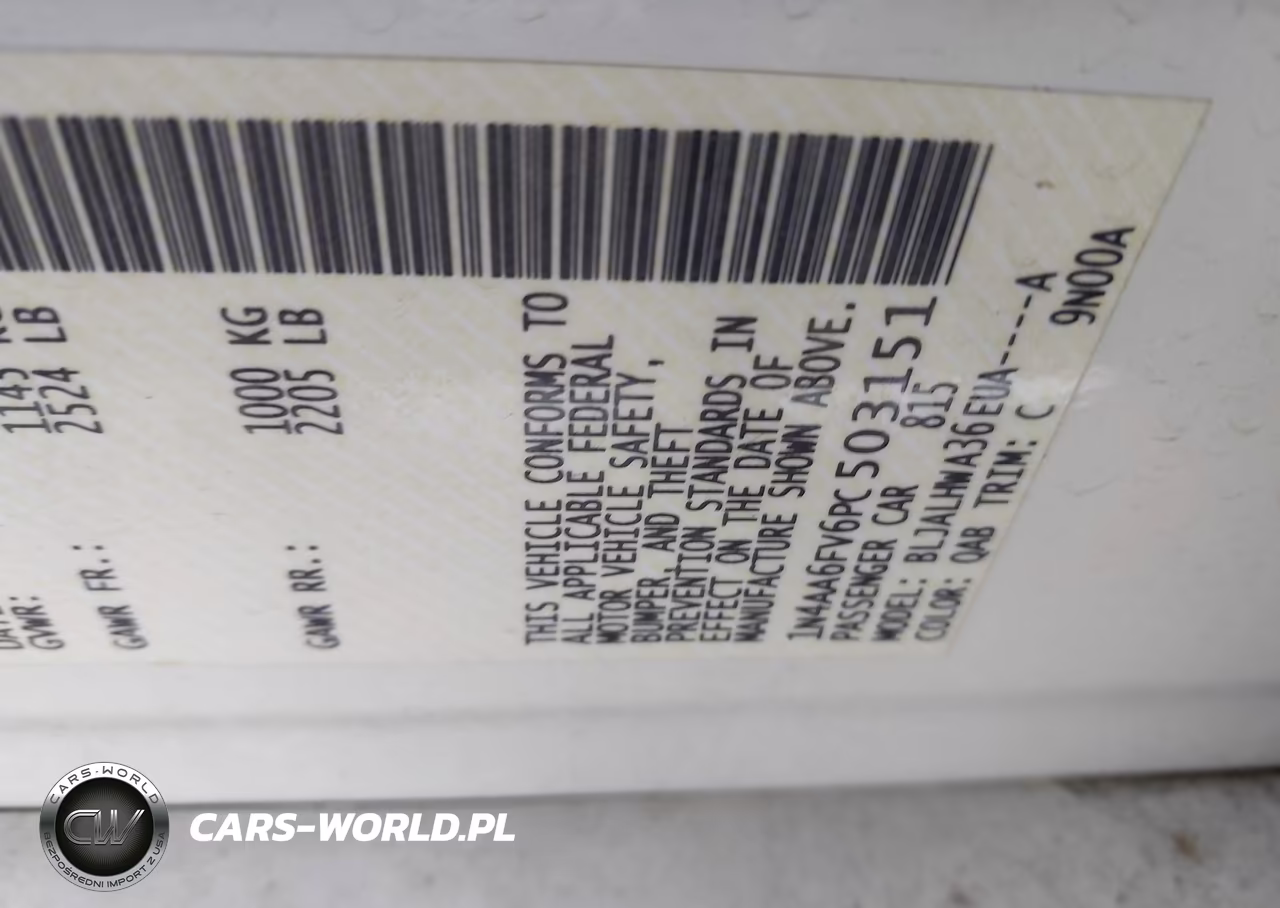2023 Nissan Maxima Platinum Xtronic Cvt VIN:1N4AA6FV6PC503151 - 9