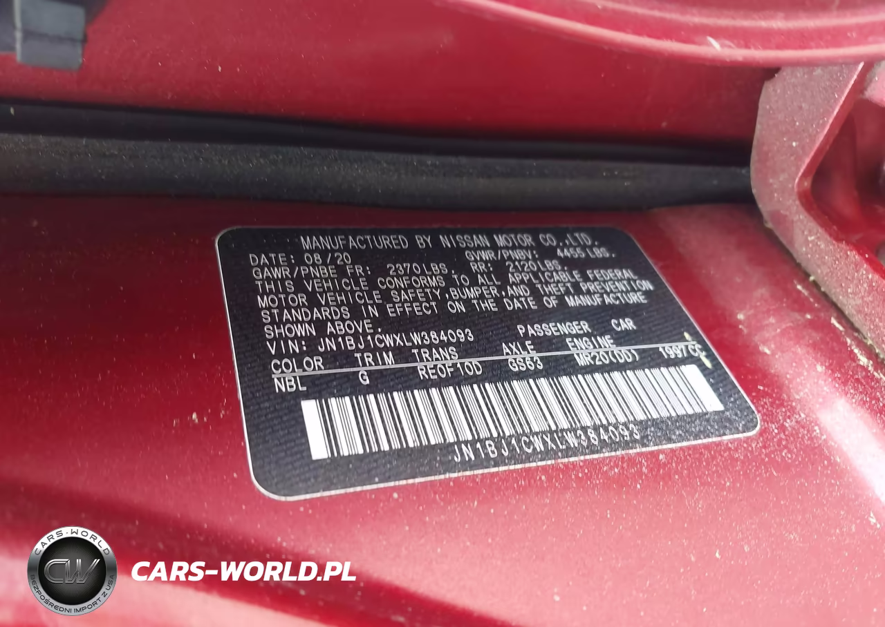 2020 Nissan Rogue Sport S Awd Xtronic Cvt VIN:JN1BJ1CWXLW384093 - 9