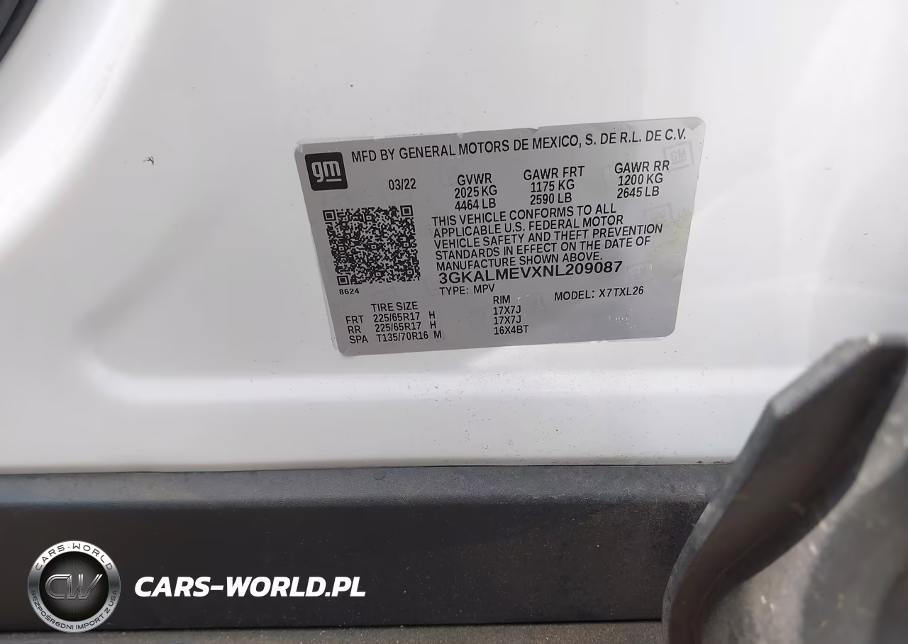 2022 GMC Terrain Fwd Sle VIN:3GKALMEVXNL209087 - 9