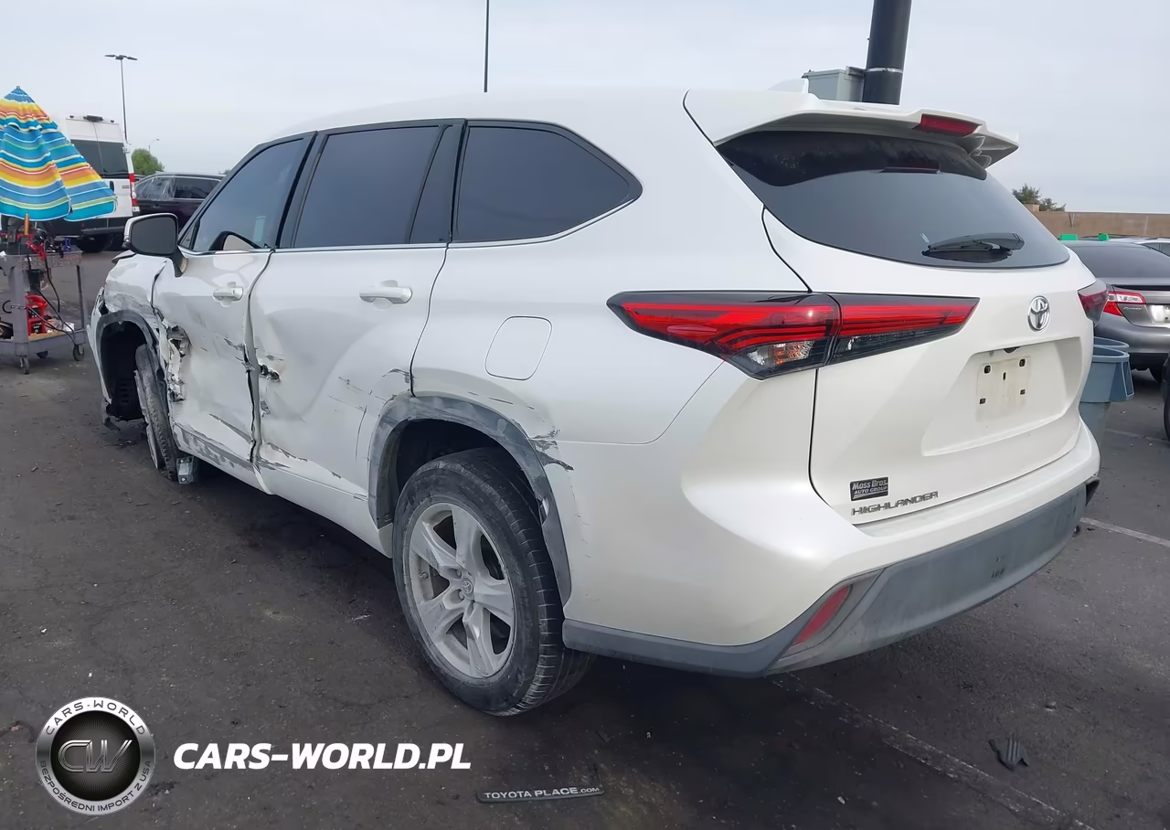 2020 Toyota Highlander L VIN:5TDCZRAH6LS026843 - 3