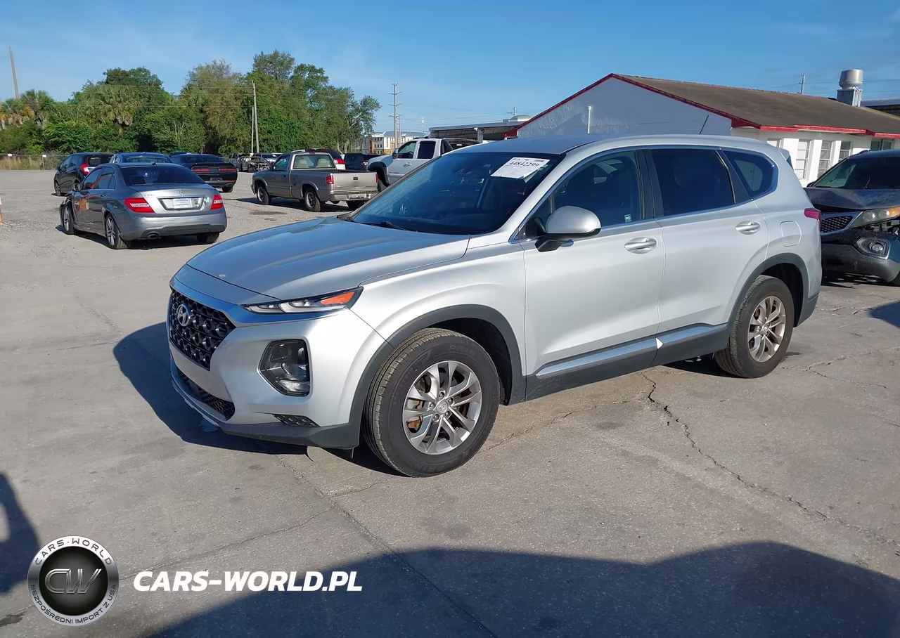 2019 Hyundai Santa Fe Se VIN:5NMS23AD7KH080485 - 2