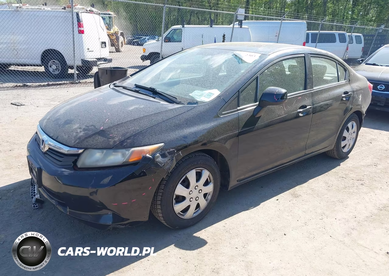 2012 Honda Civic Lx VIN:2HGFB2F57CH588354 - 2