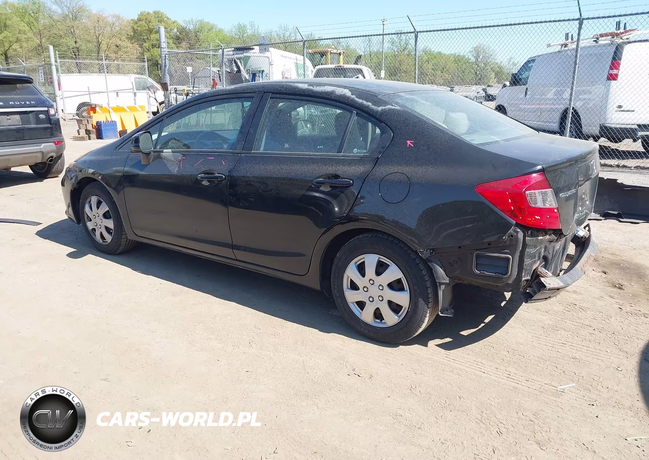 2012 Honda Civic Lx VIN:2HGFB2F57CH588354 - 3