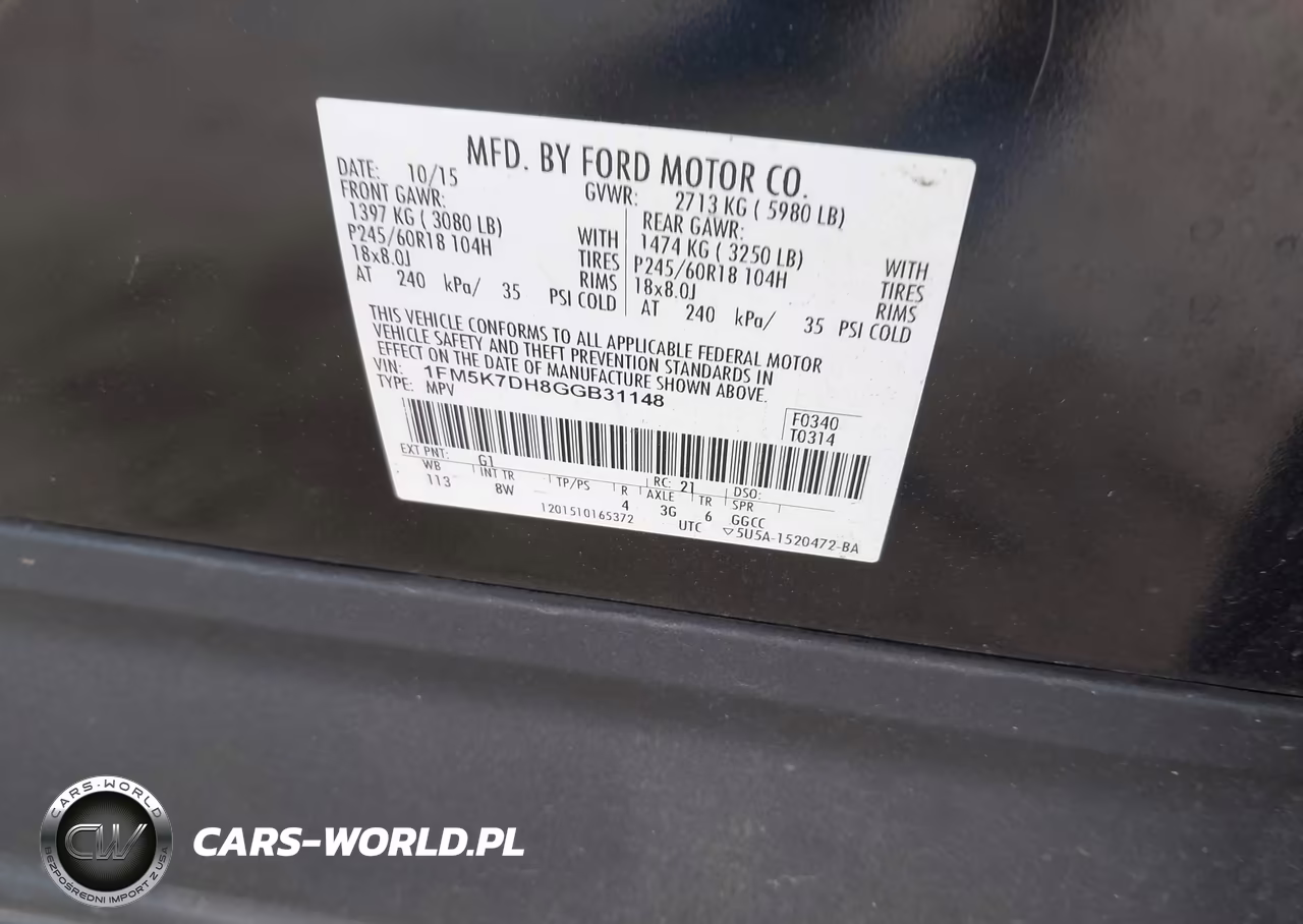 2016 Ford Explorer Xlt VIN:1FM5K7DH8GGB31148 - 9