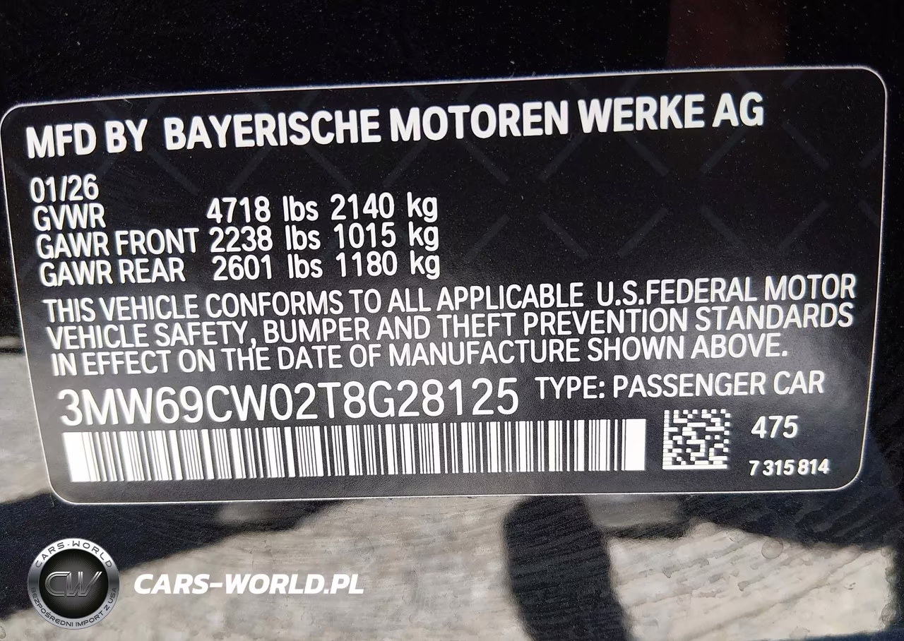 2026 BMW 330I Na VIN:3MW69CW02T8G28125 - 9
