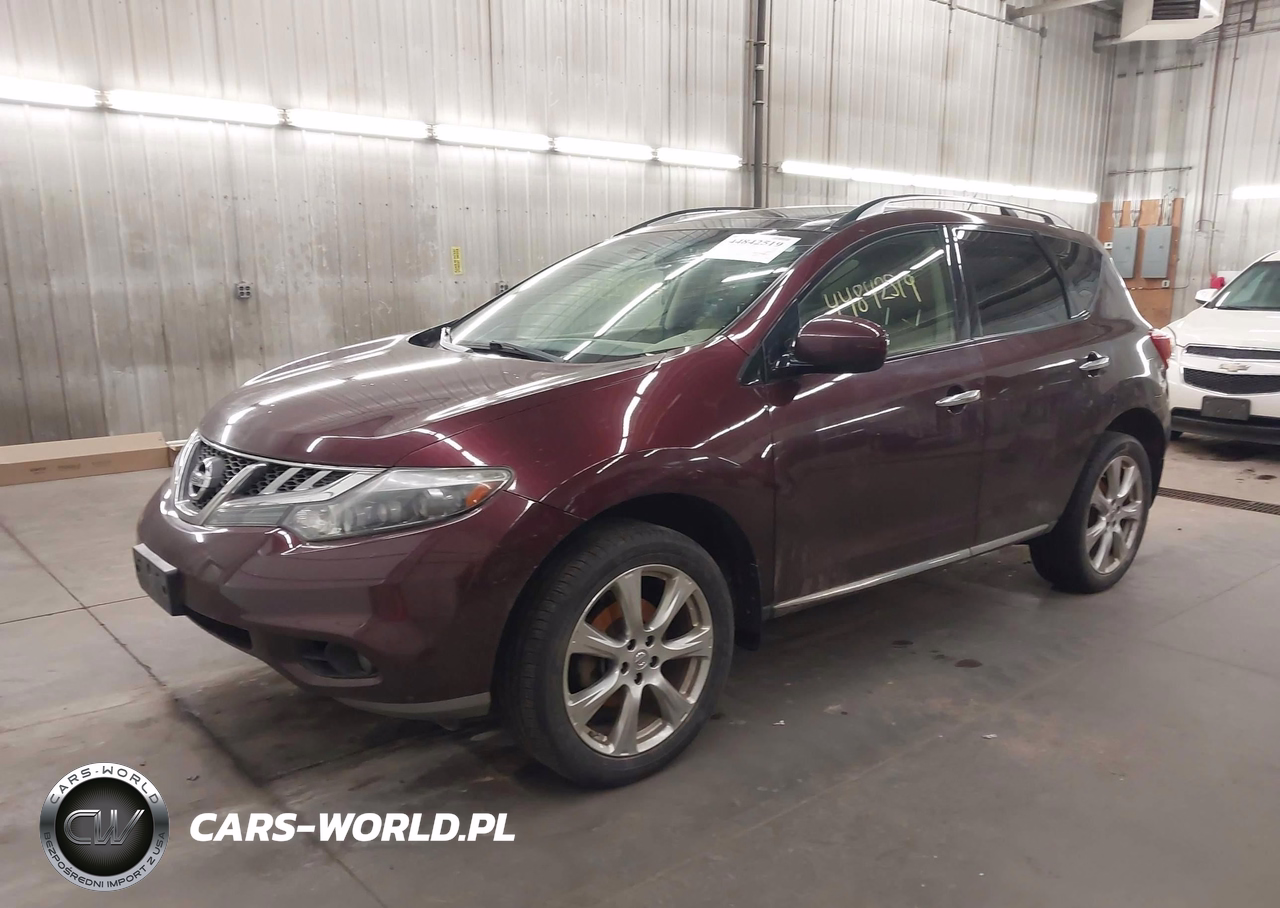 2013 Nissan Murano Le VIN:JN8AZ1MWXDW308072 - 2
