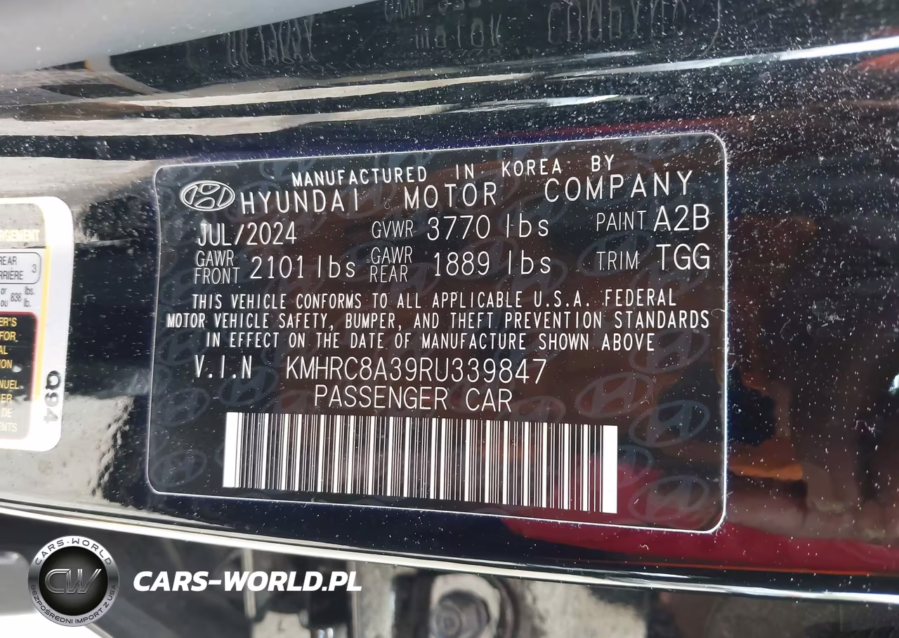 2024 Hyundai Venue Sel VIN:KMHRC8A39RU339847 - 9