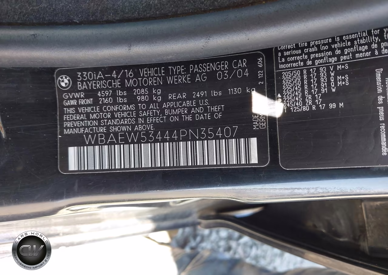 2004 BMW 330Xi VIN:WBAEW53444PN35407 - 9