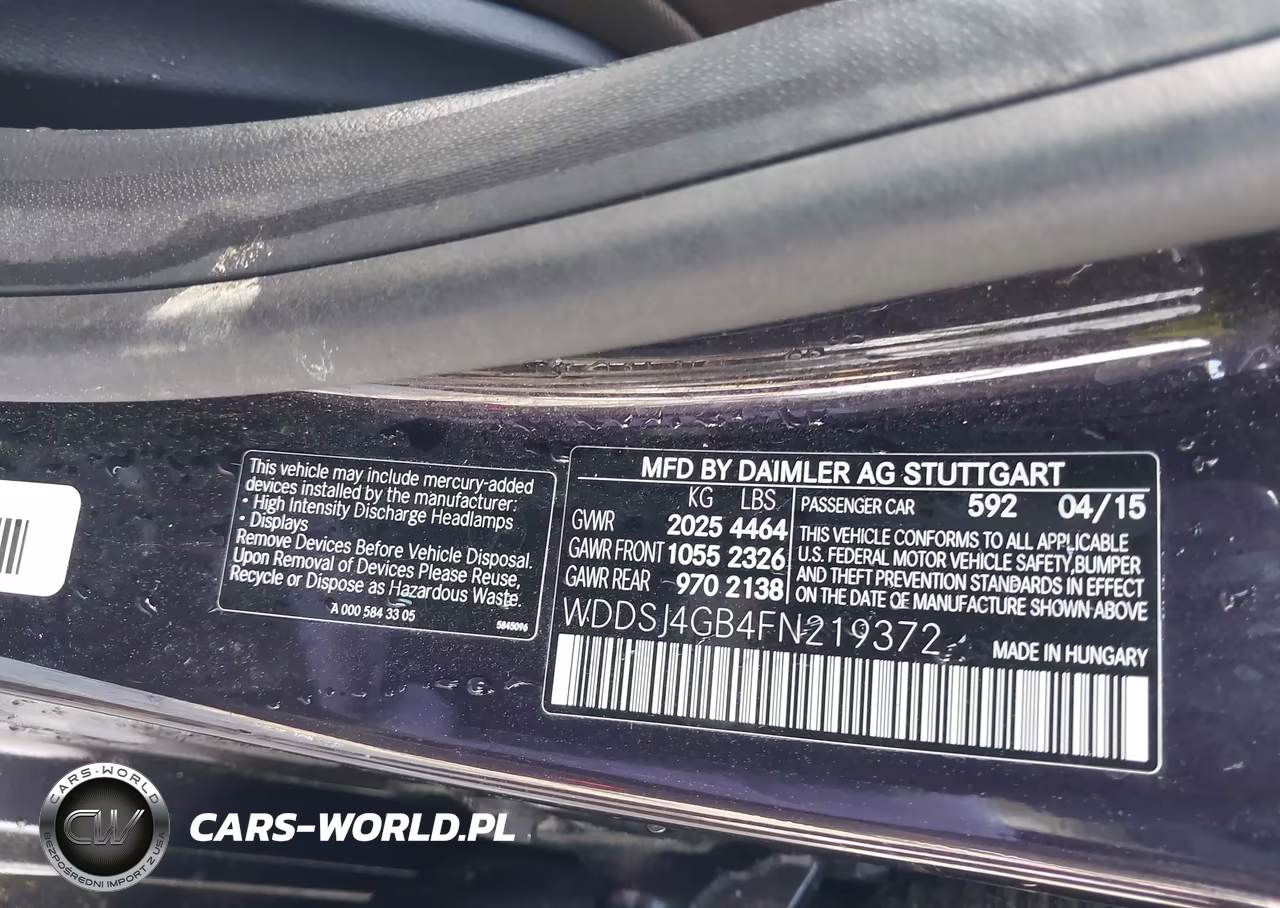 2015 Mercedes-Benz Cla 250 4Matic VIN:WDDSJ4GB4FN219372 - 9