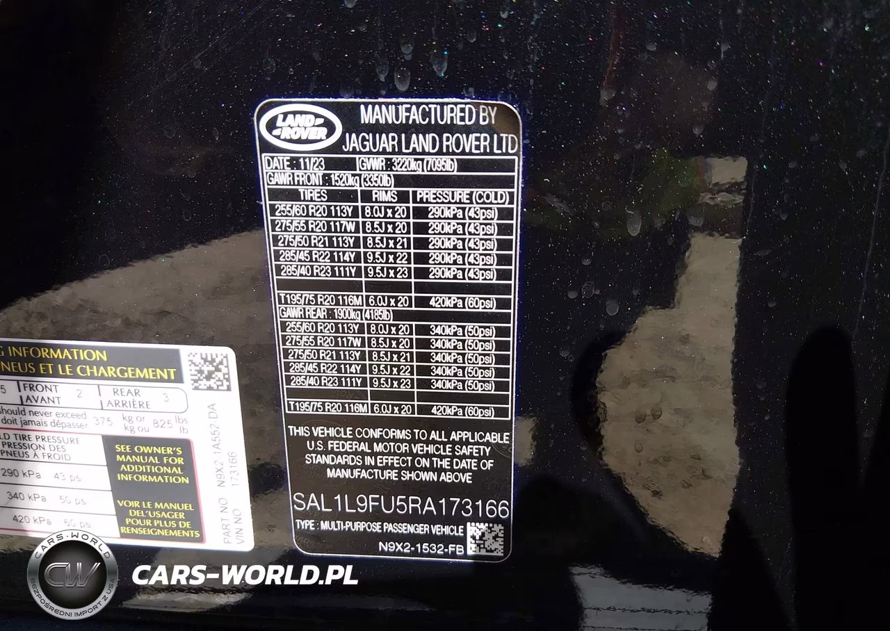 2024 Land Rover Range Rover Sport Dynamic Se VIN:SAL1L9FU5RA173166 - 9