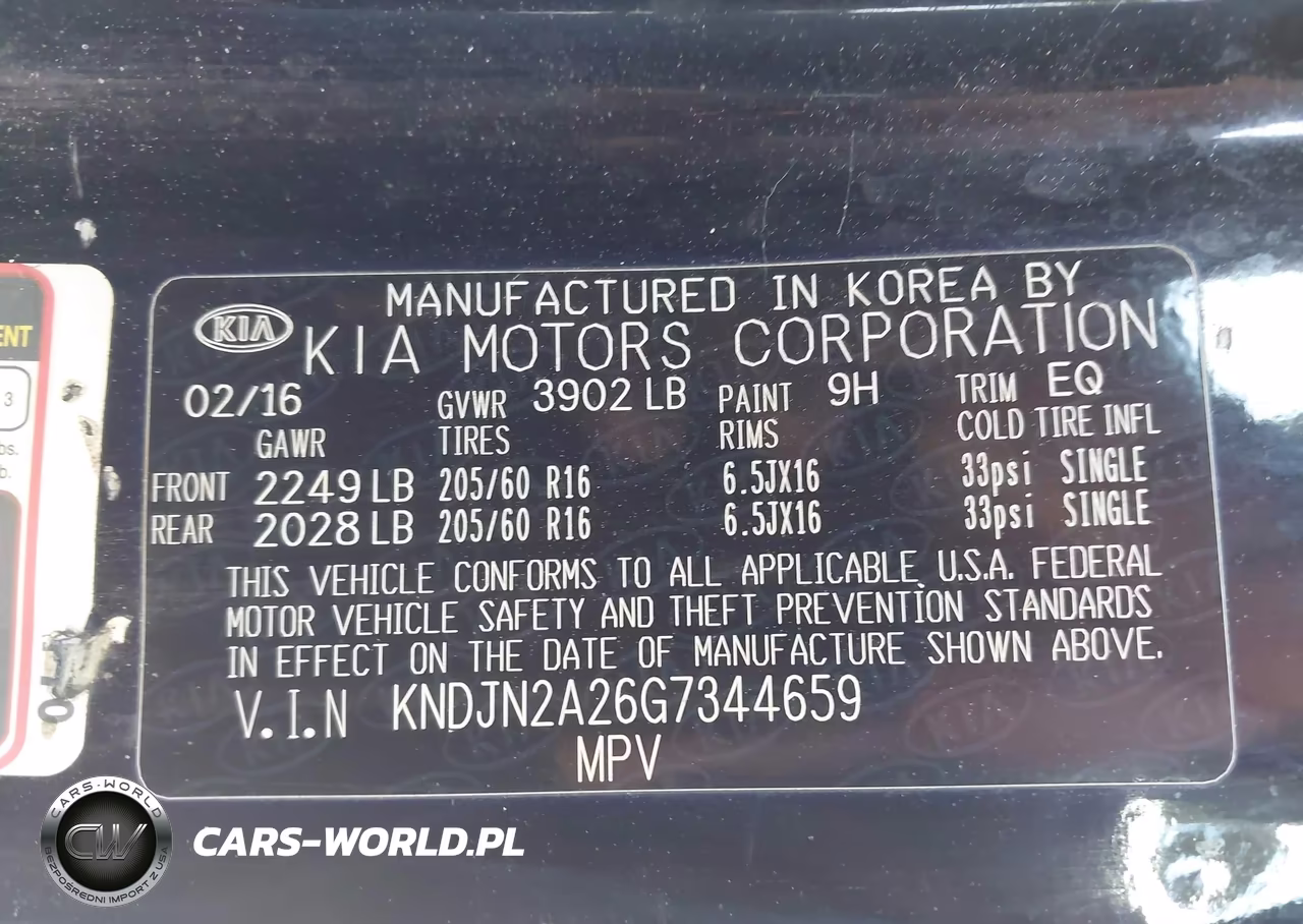 2016 Kia Soul VIN:KNDJN2A26G7344659 - 9