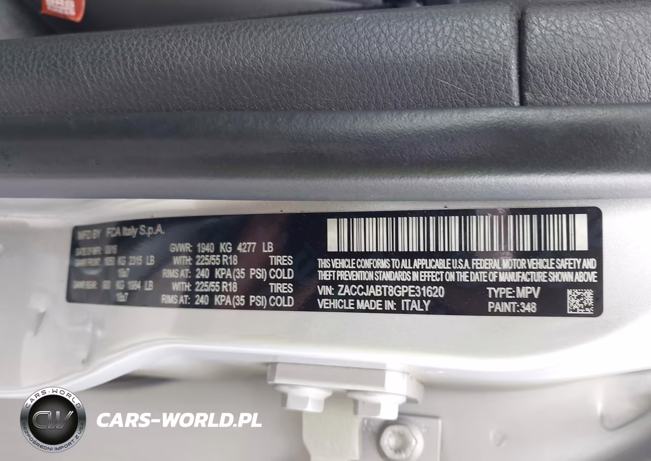 2016 Jeep Renegade 75Th Anniversary VIN:ZACCJABT8GPE31620 - 9