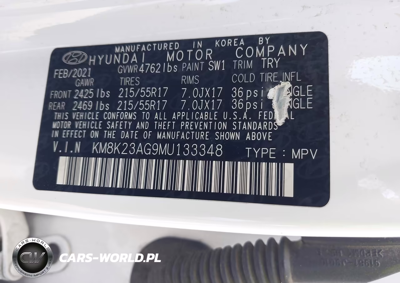 2021 Hyundai Kona Electric Sel VIN:KM8K23AG9MU133348 - 9