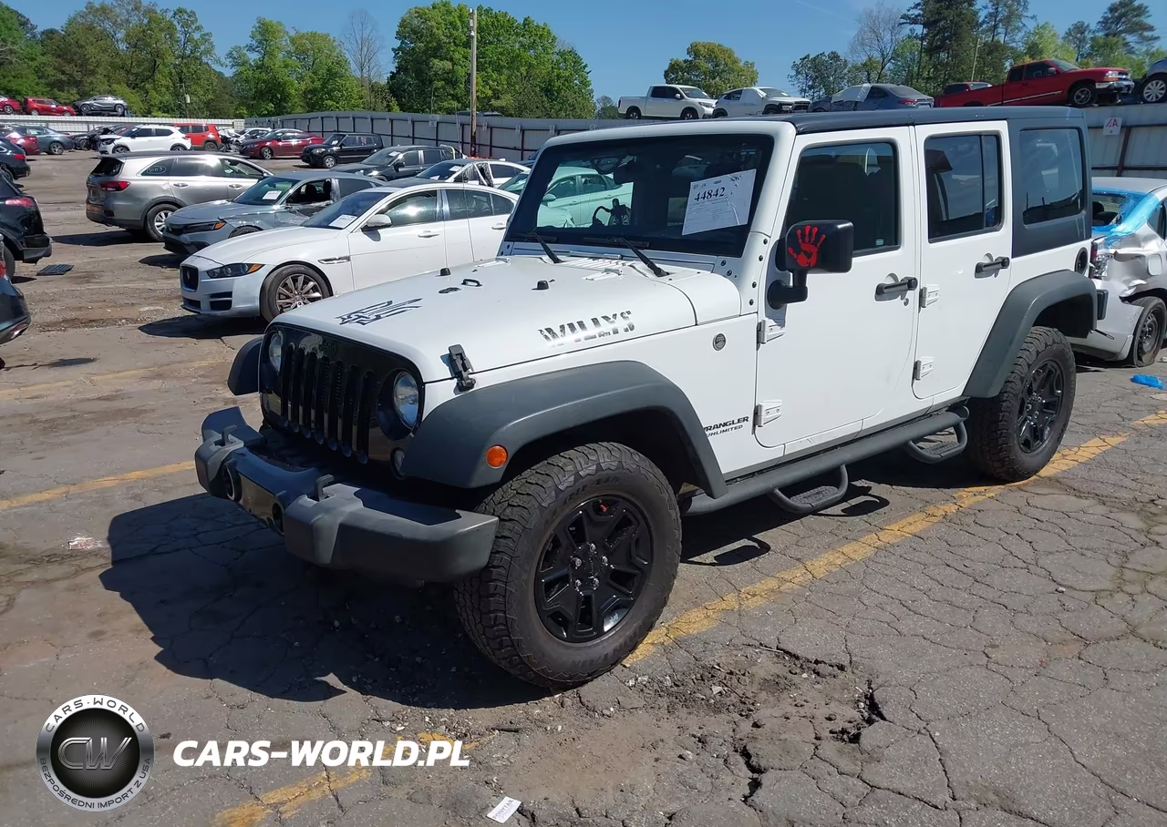 2017 Jeep Wrangler Unlimited Willy Wheeler 4X4 VIN:1C4BJWDG5HL642319 - 2