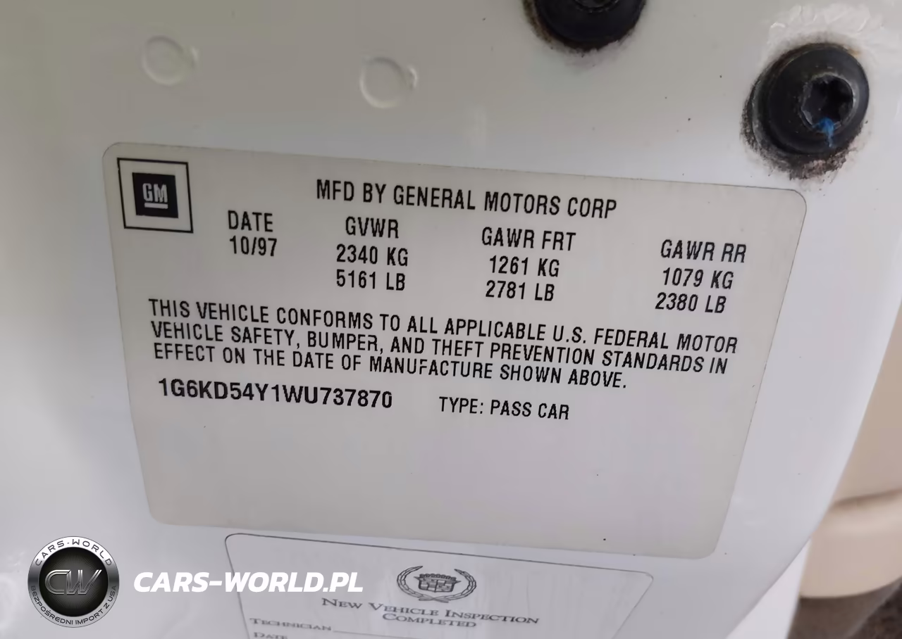 1998 Cadillac Deville Standard VIN:1G6KD54Y1WU737870 - 9