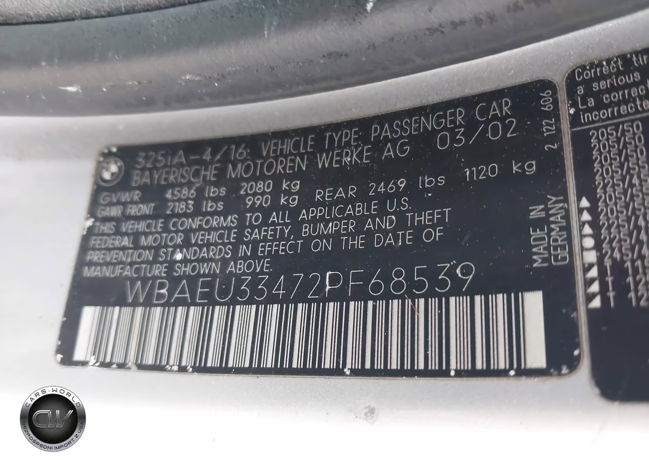 2002 BMW 325Xi VIN:WBAEU33472PF68539 - 9