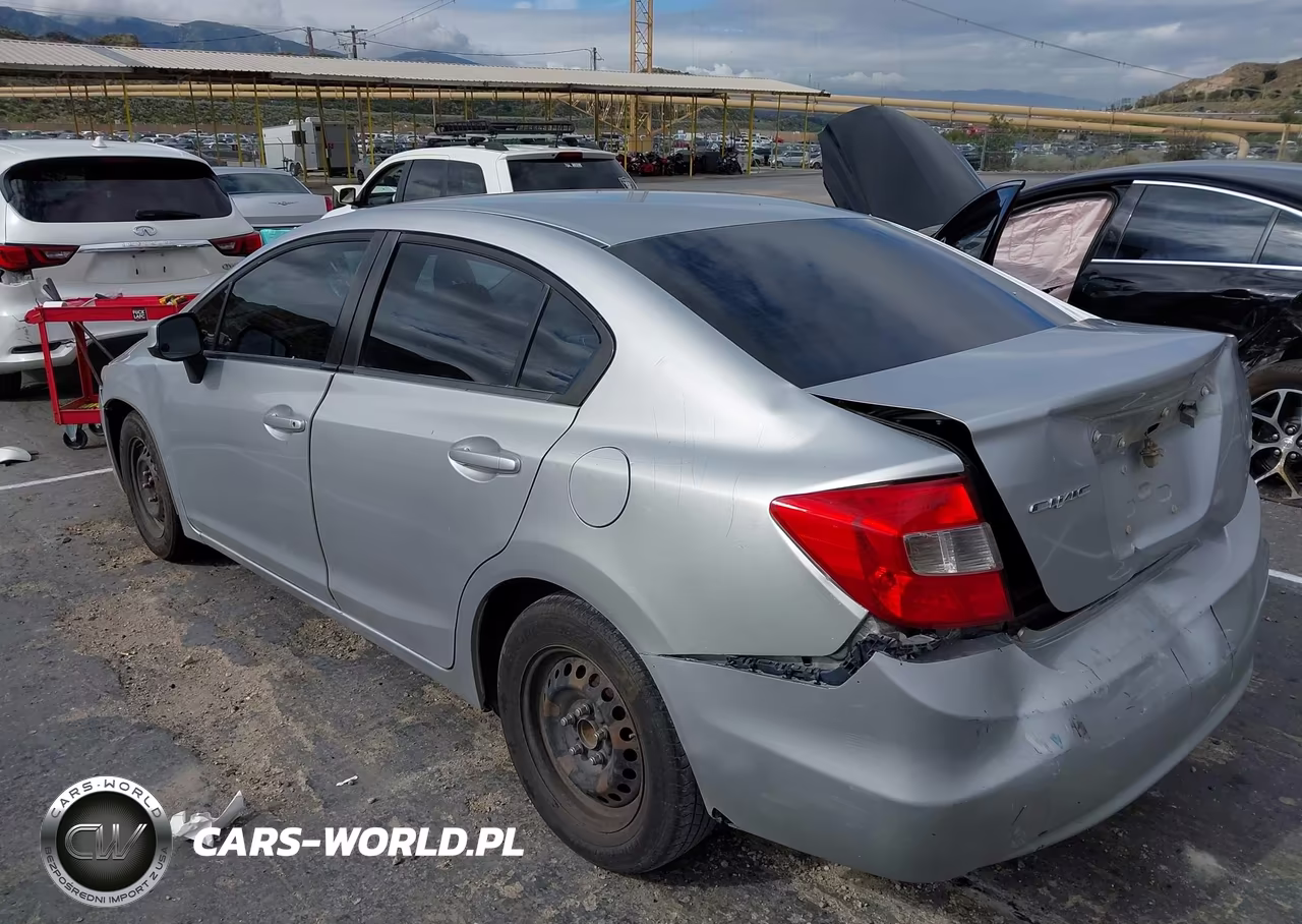 2012 Honda Civic Lx VIN:19XFB2F55CE329954 - 3