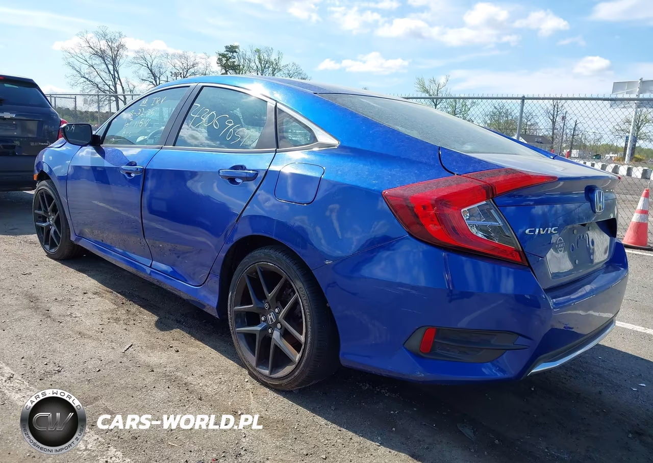 2020 Honda Civic Lx VIN:2HGFC2F65LH555357 - 3