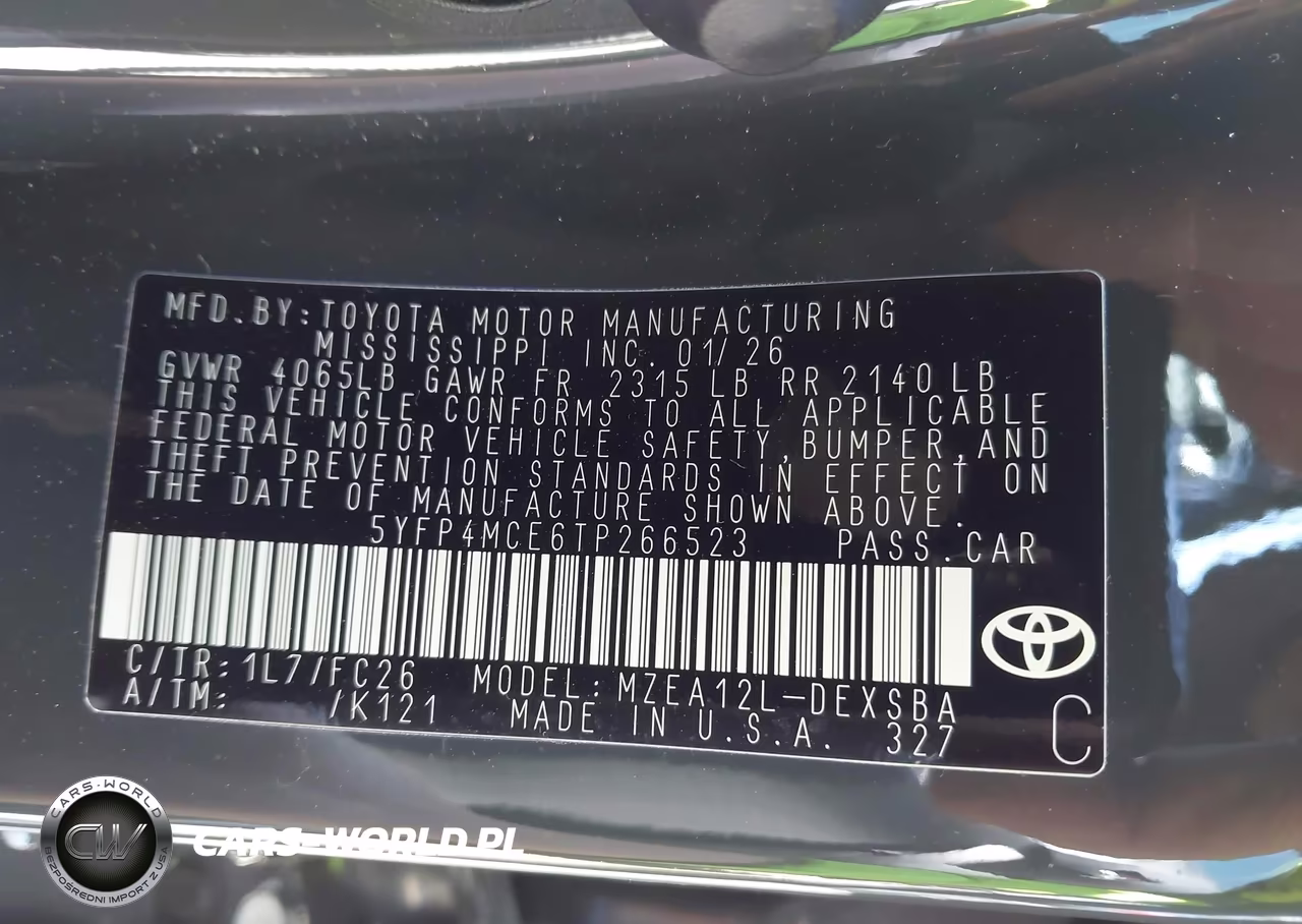 2026 Toyota Corolla Se VIN:5YFP4MCE6TP266523 - 9