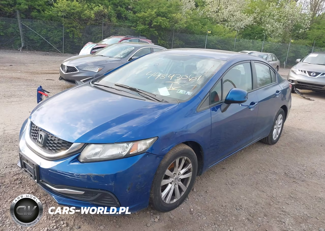 2013 Honda Civic Lx VIN:19XFB2F52DE093684 - 2