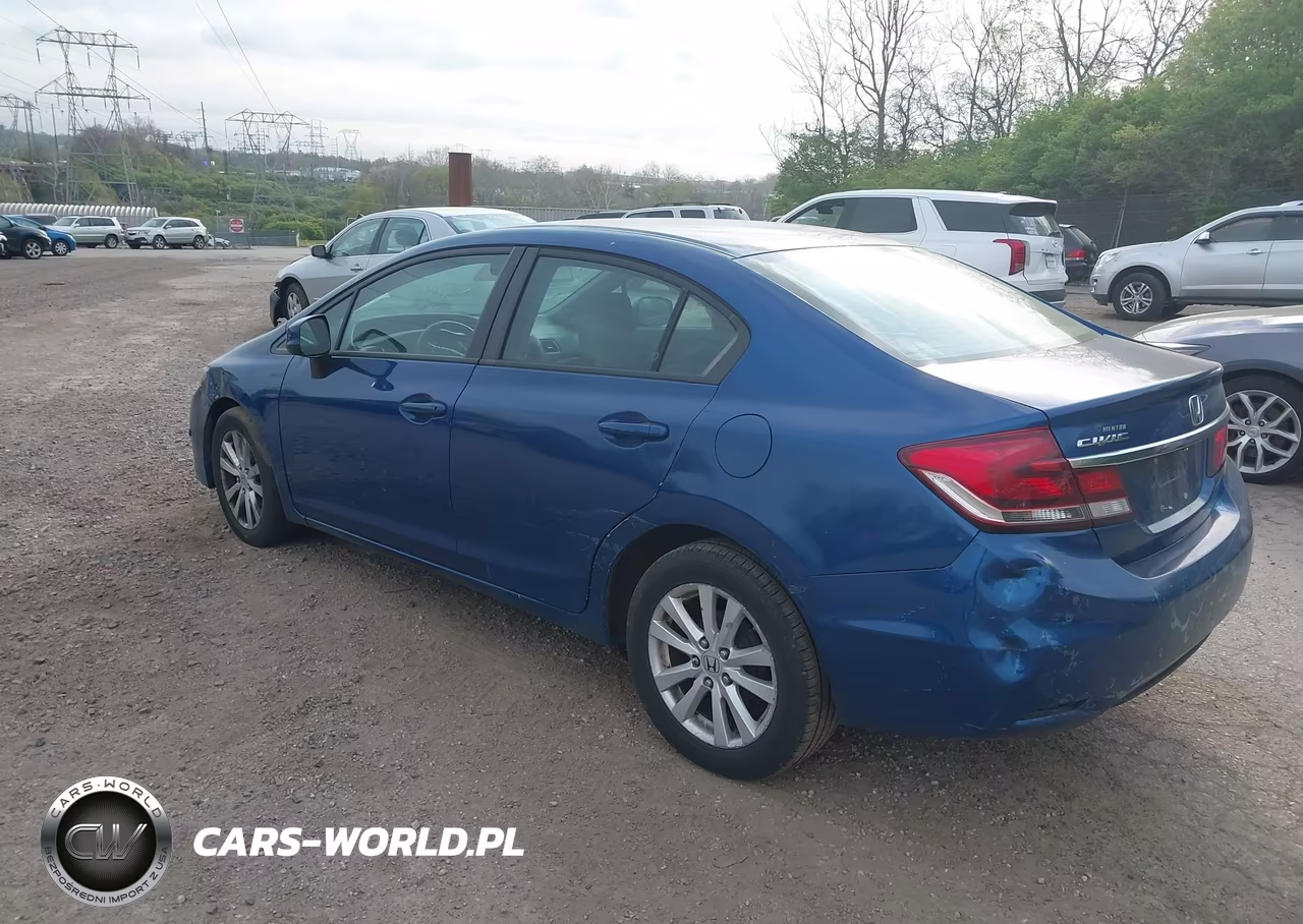 2013 Honda Civic Lx VIN:19XFB2F52DE093684 - 3