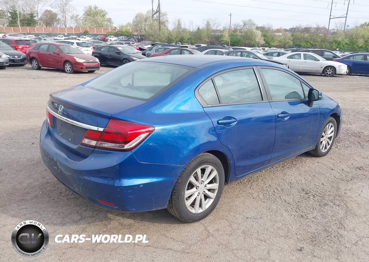 2013 Honda Civic Lx VIN:19XFB2F52DE093684 - 4