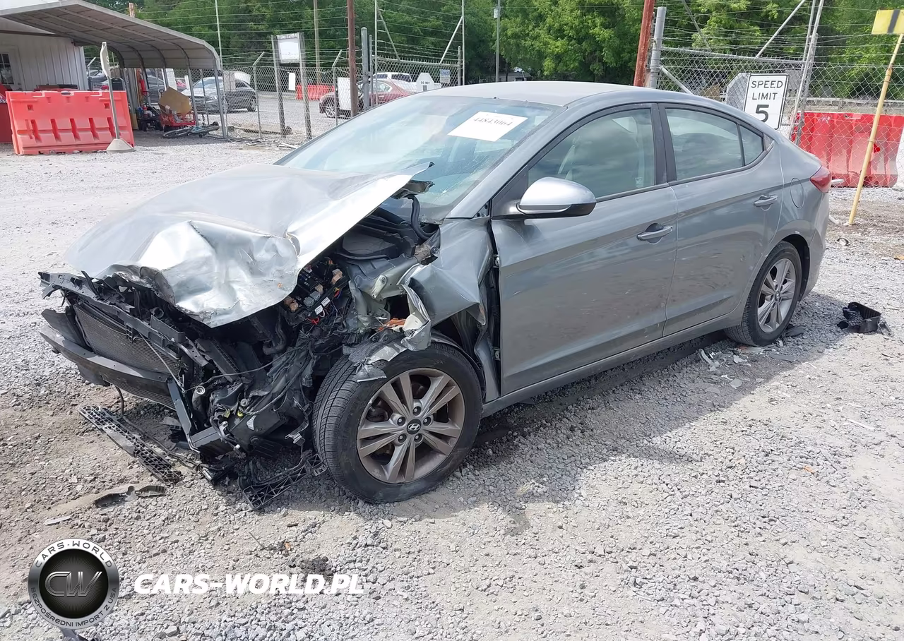 2017 Hyundai Elantra Se VIN:KMHD84LF4HU228987 - 2