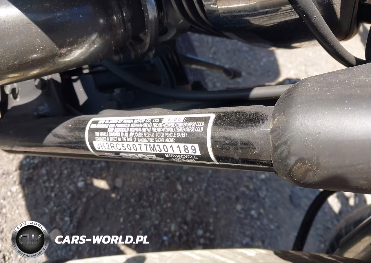 2007 Honda Vt750 VIN:JH2RC50077M301189 - 10