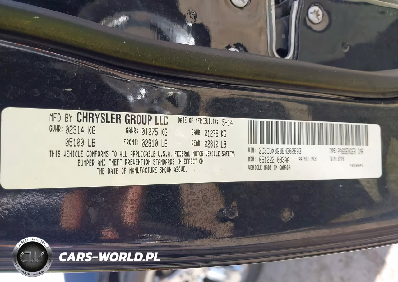 2014 Dodge Charger Se VIN:2C3CDXBG8EH300803 - 9