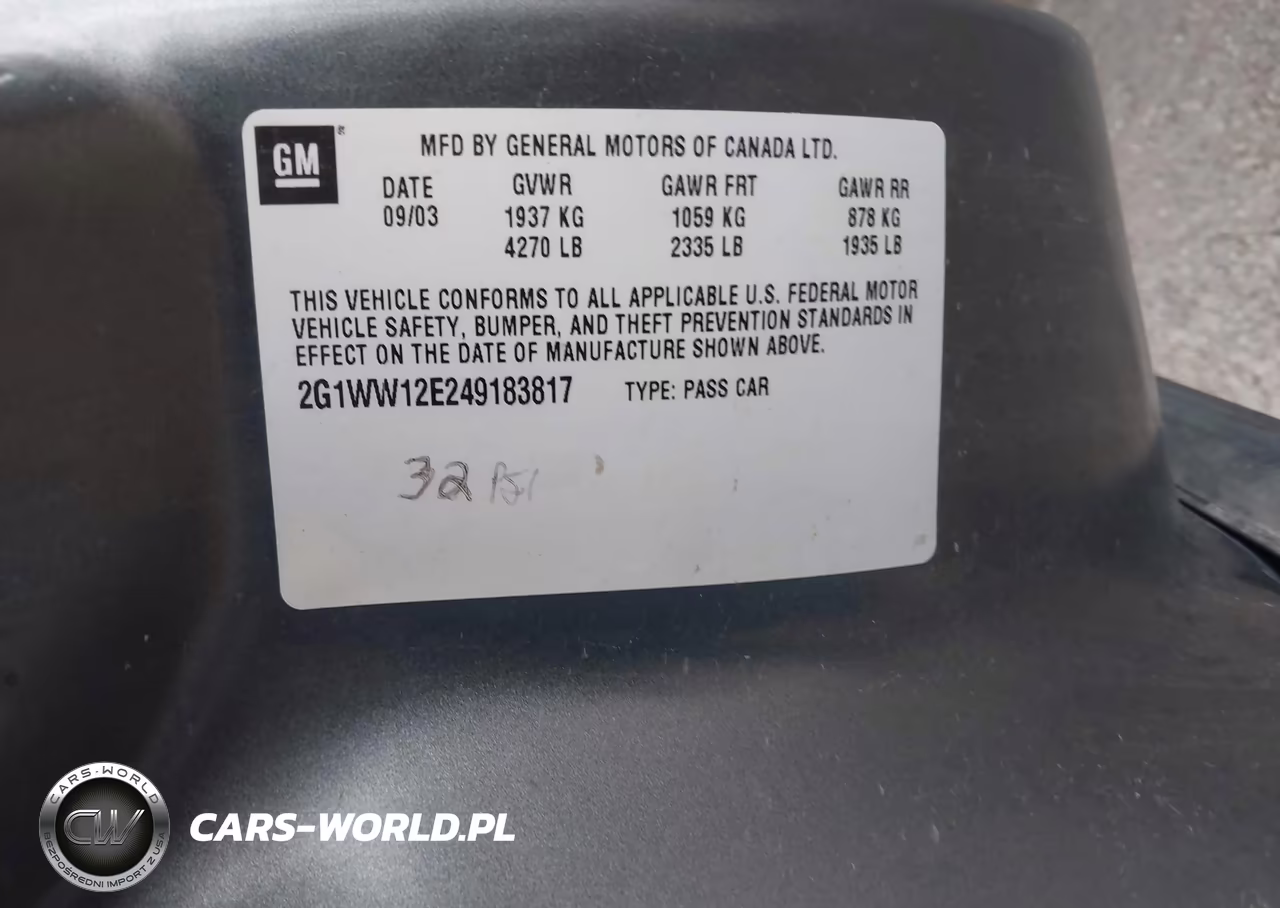 2004 Chevrolet Monte Carlo Ls VIN:2G1WW12E249183817 - 9