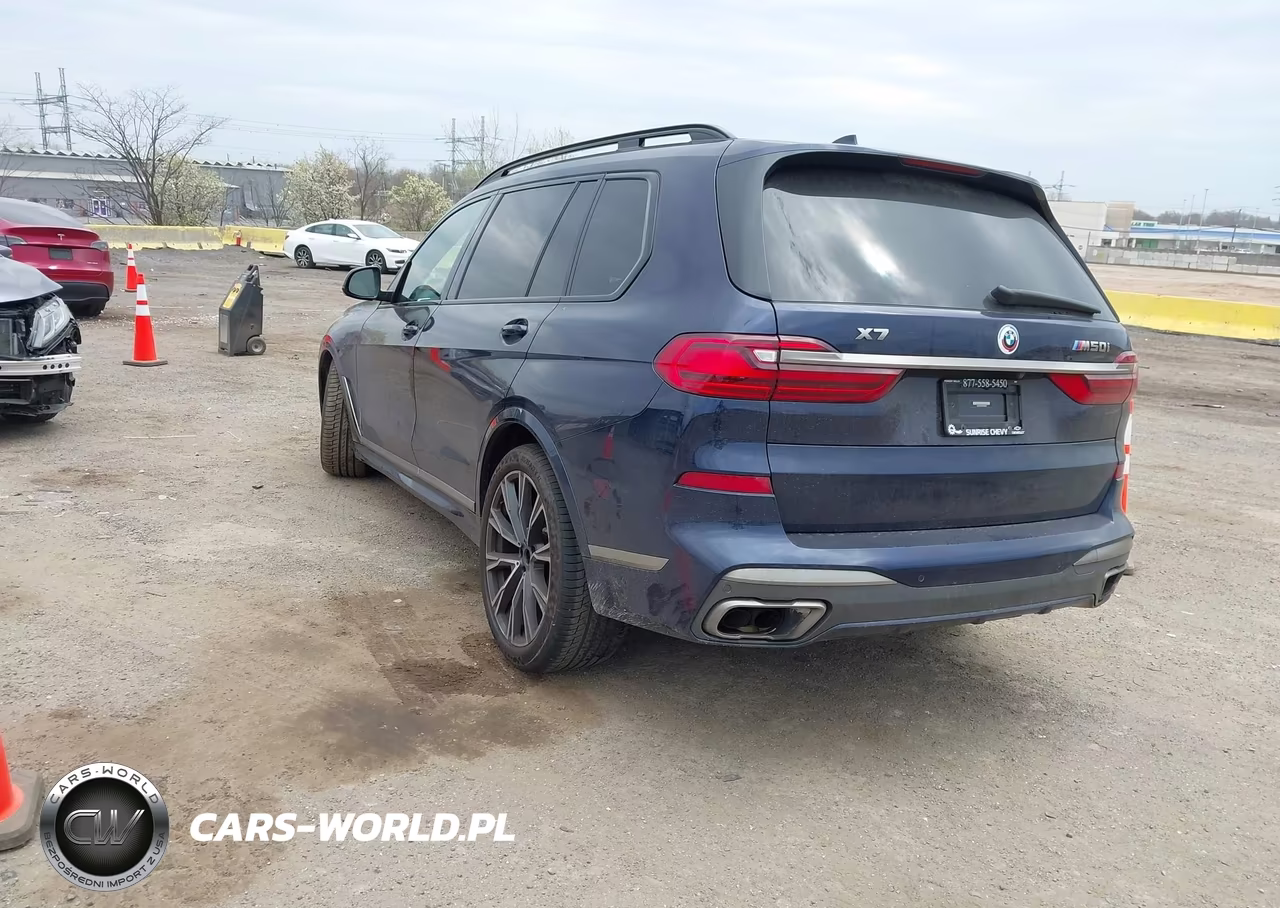 2022 BMW X7 M50I VIN:5UXCX6C0XN9M99530 - 3