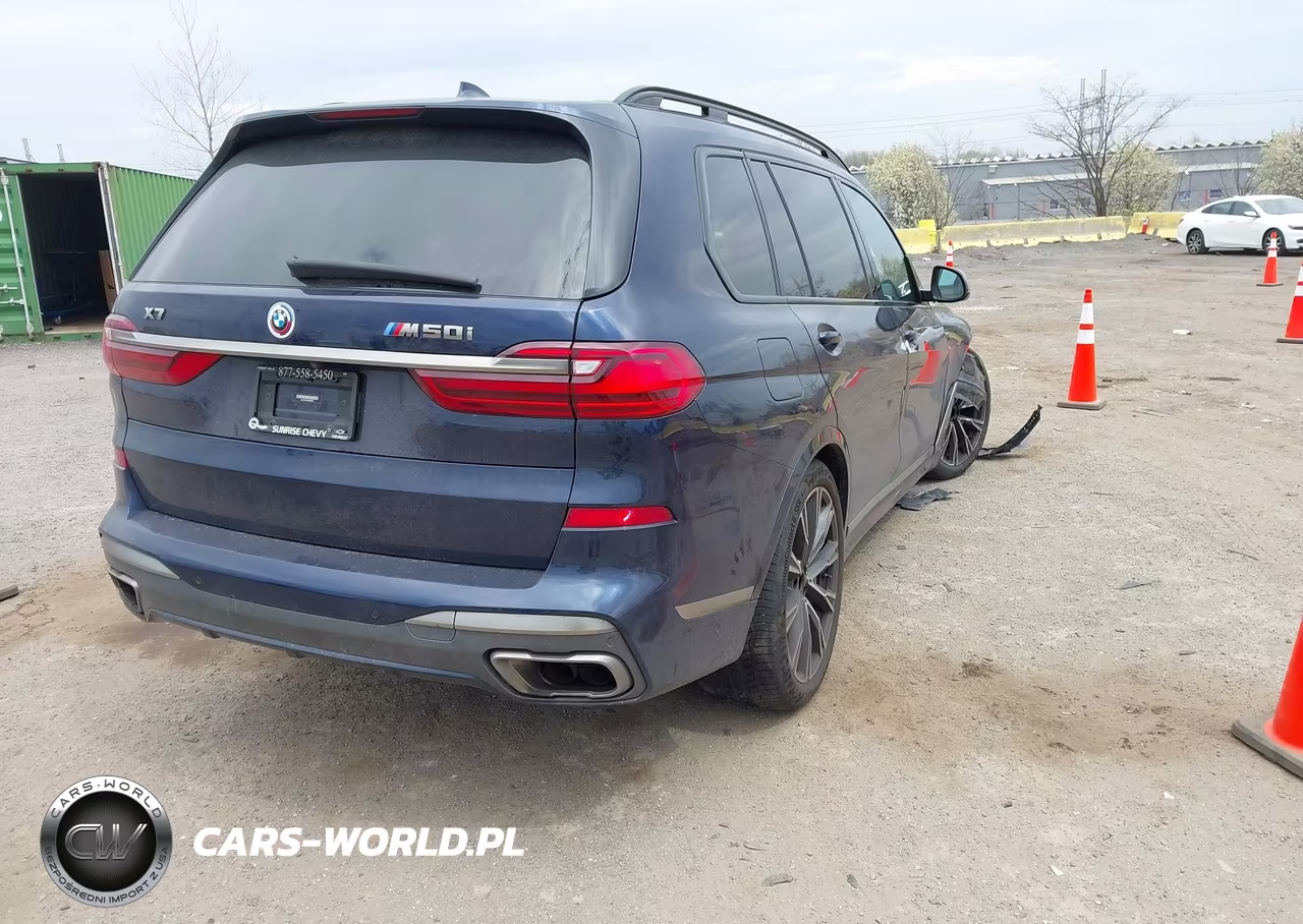 2022 BMW X7 M50I VIN:5UXCX6C0XN9M99530 - 4
