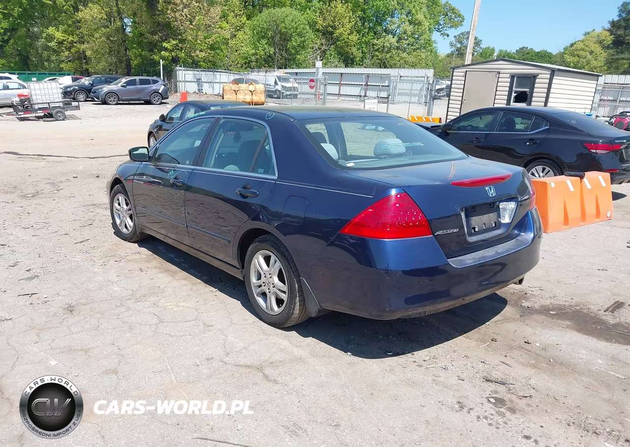 2007 Honda Accord 2.4 Se VIN:1HGCM56327A093447 - 3