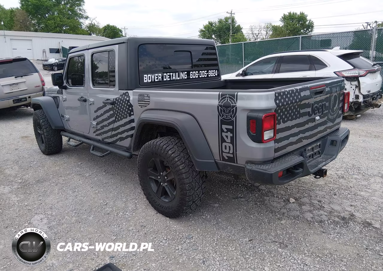 2020 Jeep Gladiator Sport S 4X4 VIN:1C6HJTAG8LL160201 - 3