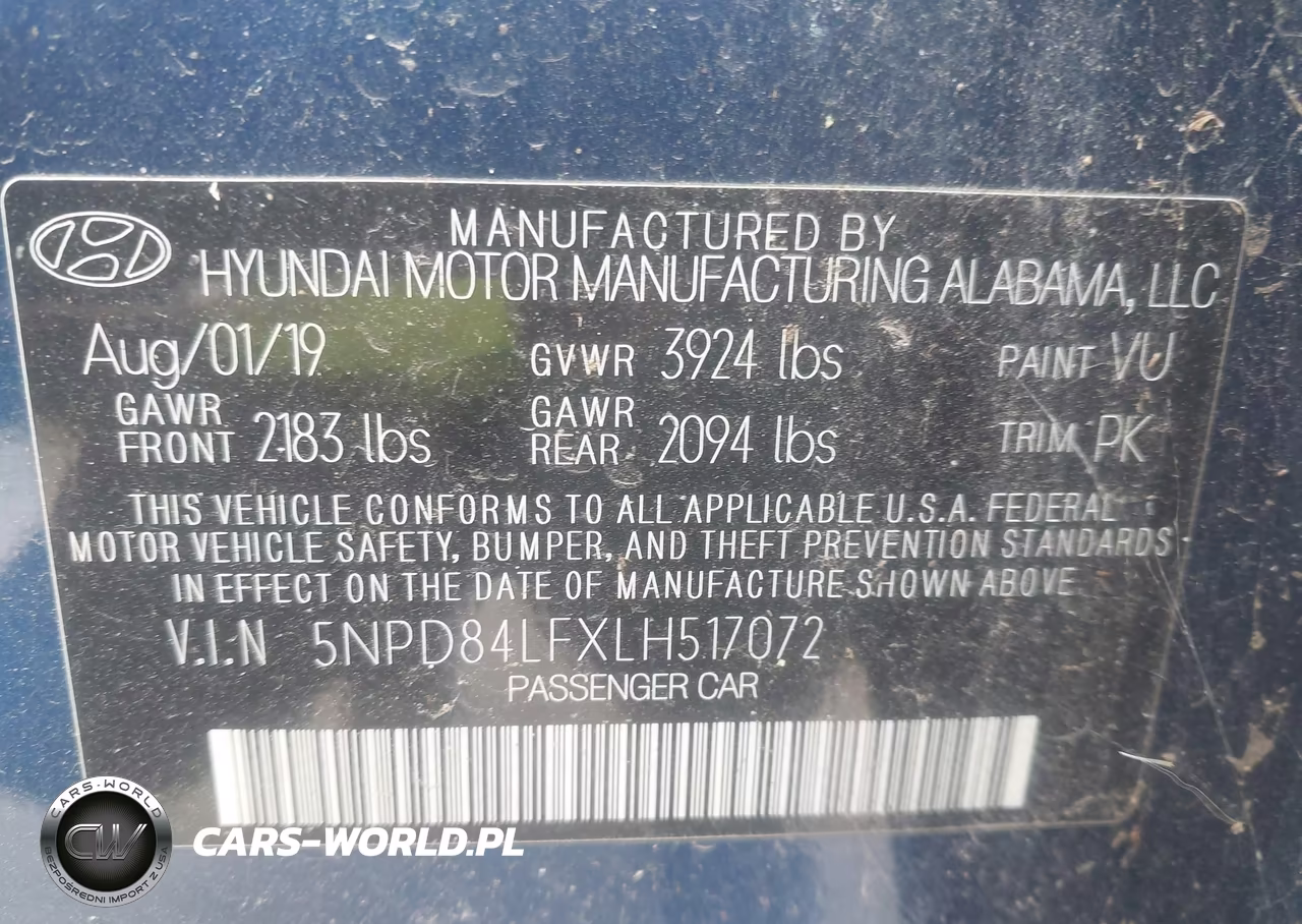 2020 Hyundai Elantra Value Edition VIN:5NPD84LFXLH517072 - 9