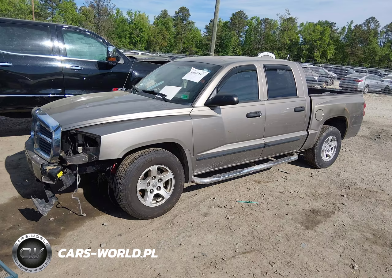 2007 Dodge Dakota Slt VIN:1D7HE48KX7S192761 - 2