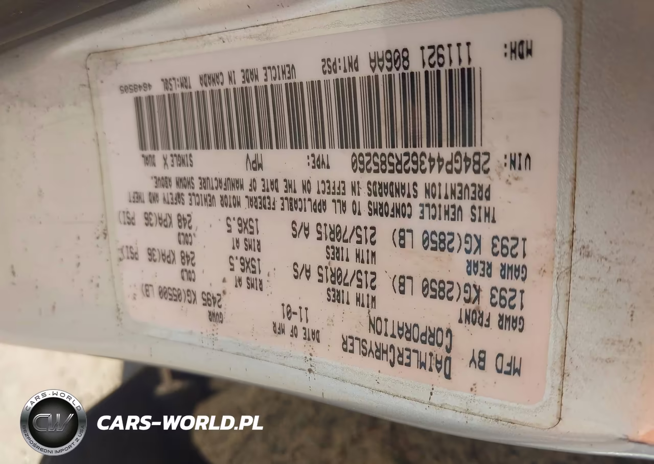 2002 Dodge Grand Caravan Sport VIN:2B4GP44362R585260 - 9