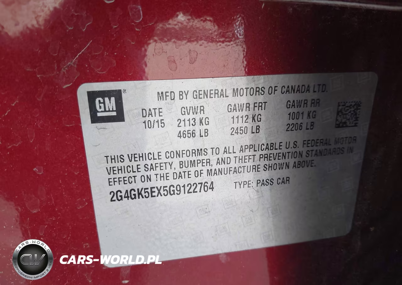 2016 Buick Regal Turbo VIN:2G4GK5EX5G9122764 - 9