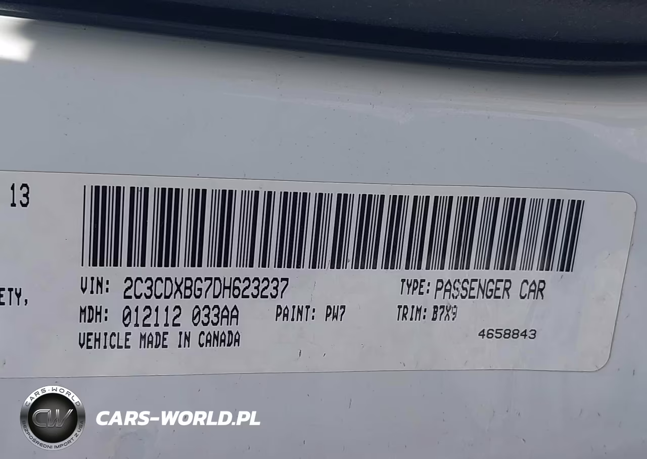 2013 Dodge Charger Se VIN:2C3CDXBG7DH623237 - 9