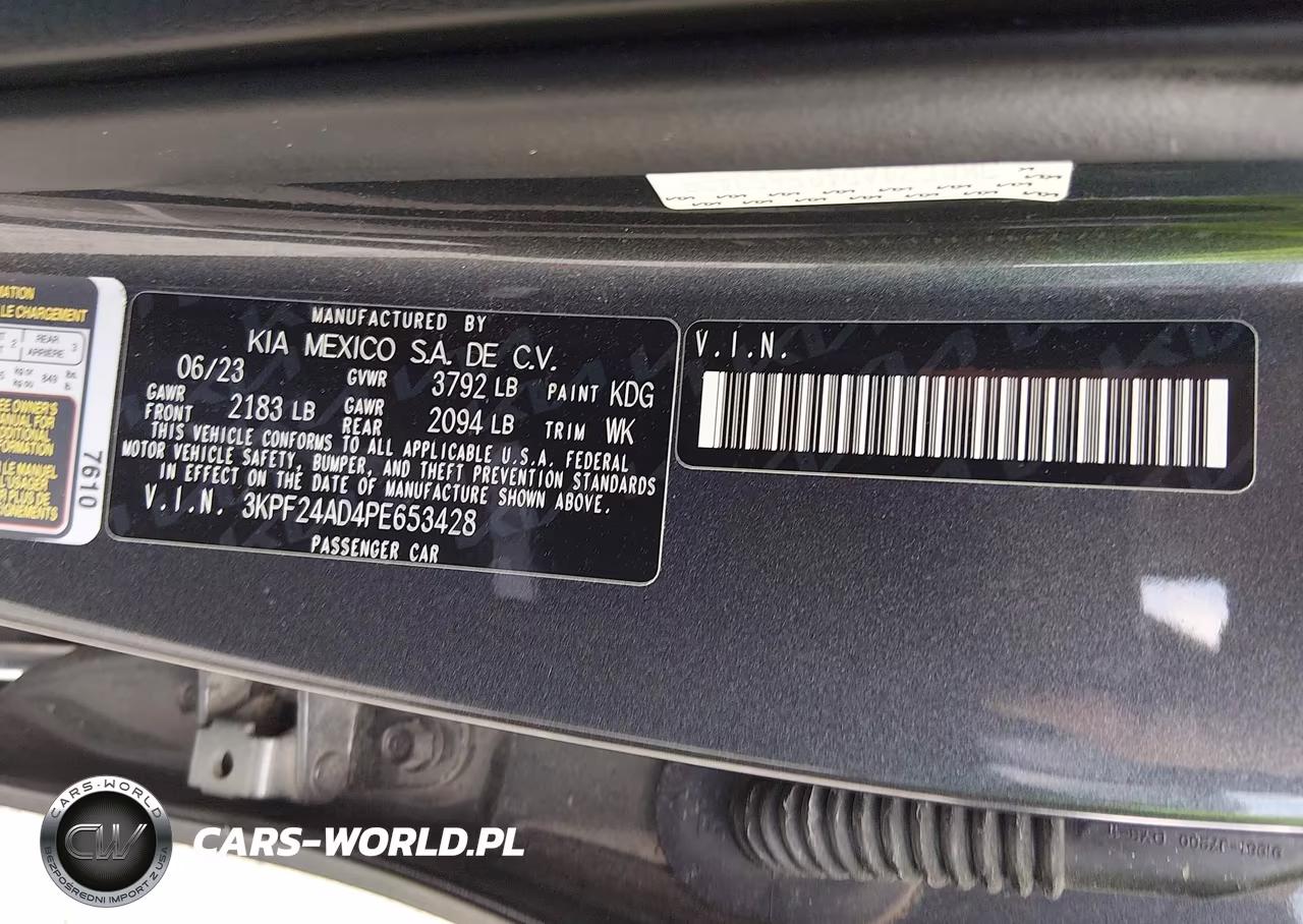2023 Kia Forte Lxs VIN:3KPF24AD4PE653428 - 9