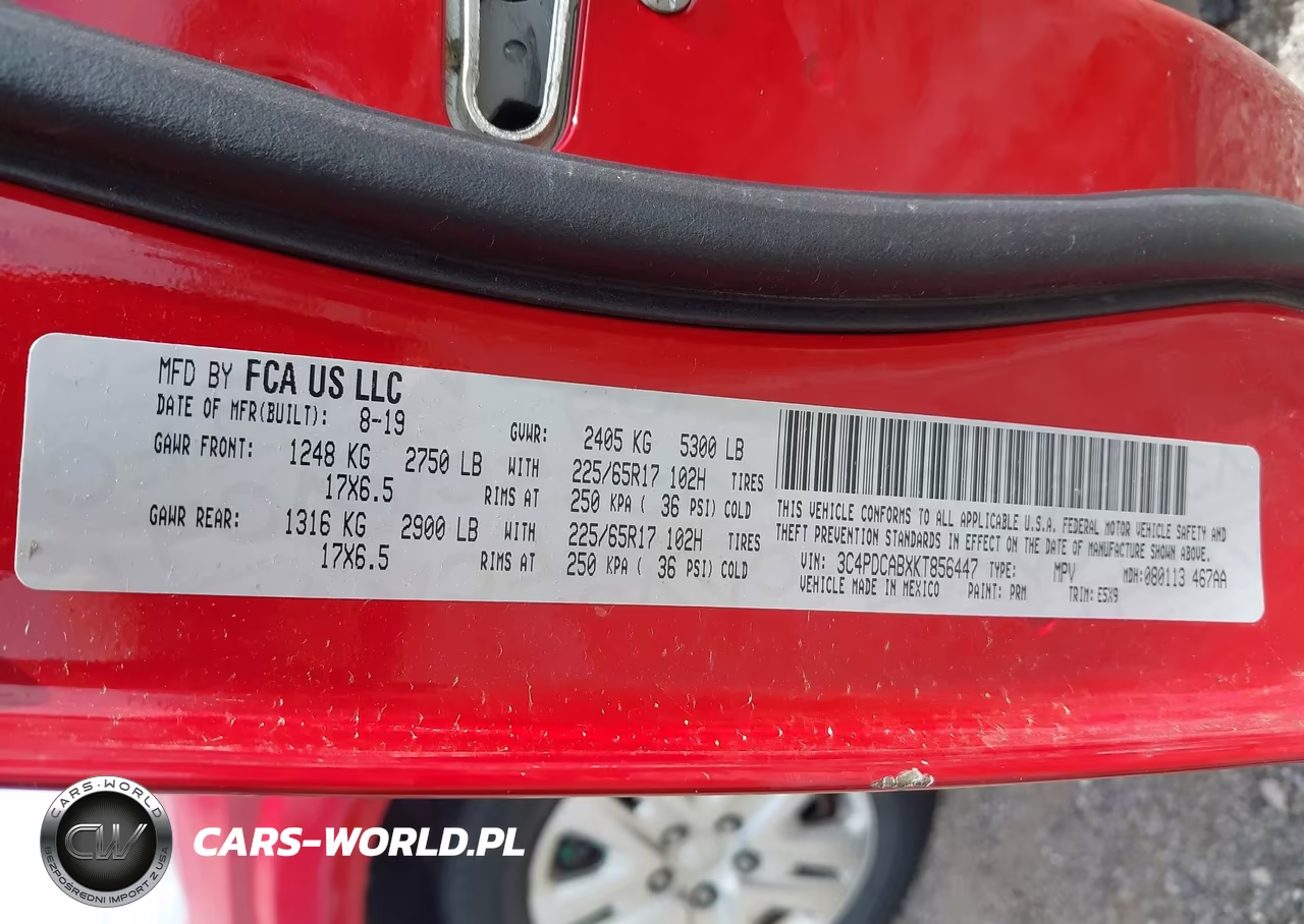 2019 Dodge Journey Se Value Package VIN:3C4PDCABXKT856447 - 9