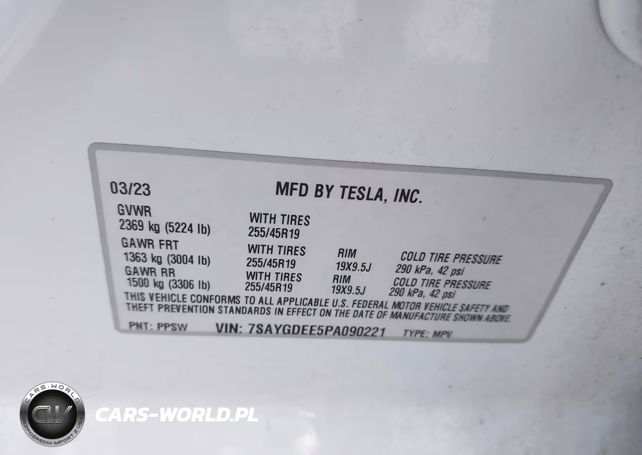 2023 Tesla Model Y Awd-Long Range Dual Motor All-Wheel Drive VIN:7SAYGDEE5PA090221 - 9