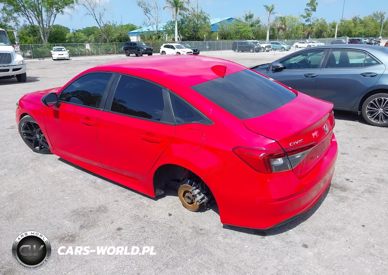 2022 Honda Civic Sport VIN:2HGFE2F5XNH512413 - 3