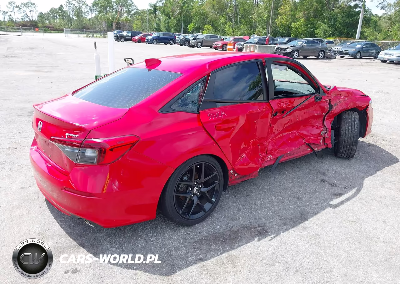 2022 Honda Civic Sport VIN:2HGFE2F5XNH512413 - 4